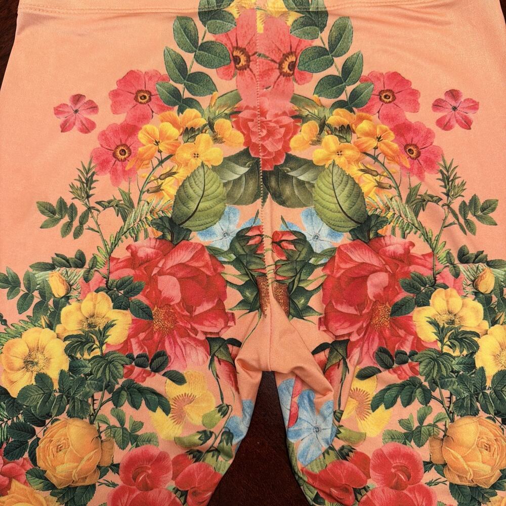 Emma Rose Stretchy Leggings Bundle Sz S/M Vibrant Abstract Floral Festival Boho - Picture 9 of 11